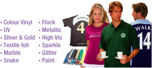 vinyl and colour sublimation